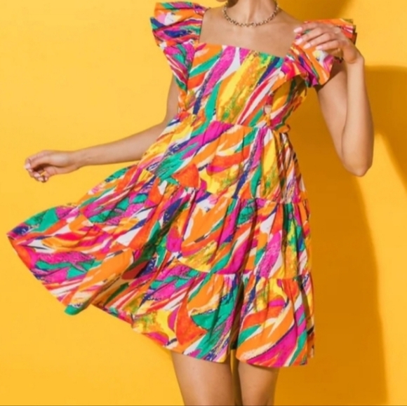 Flying Tomato Multicolor Dress - Picture 1 of 8